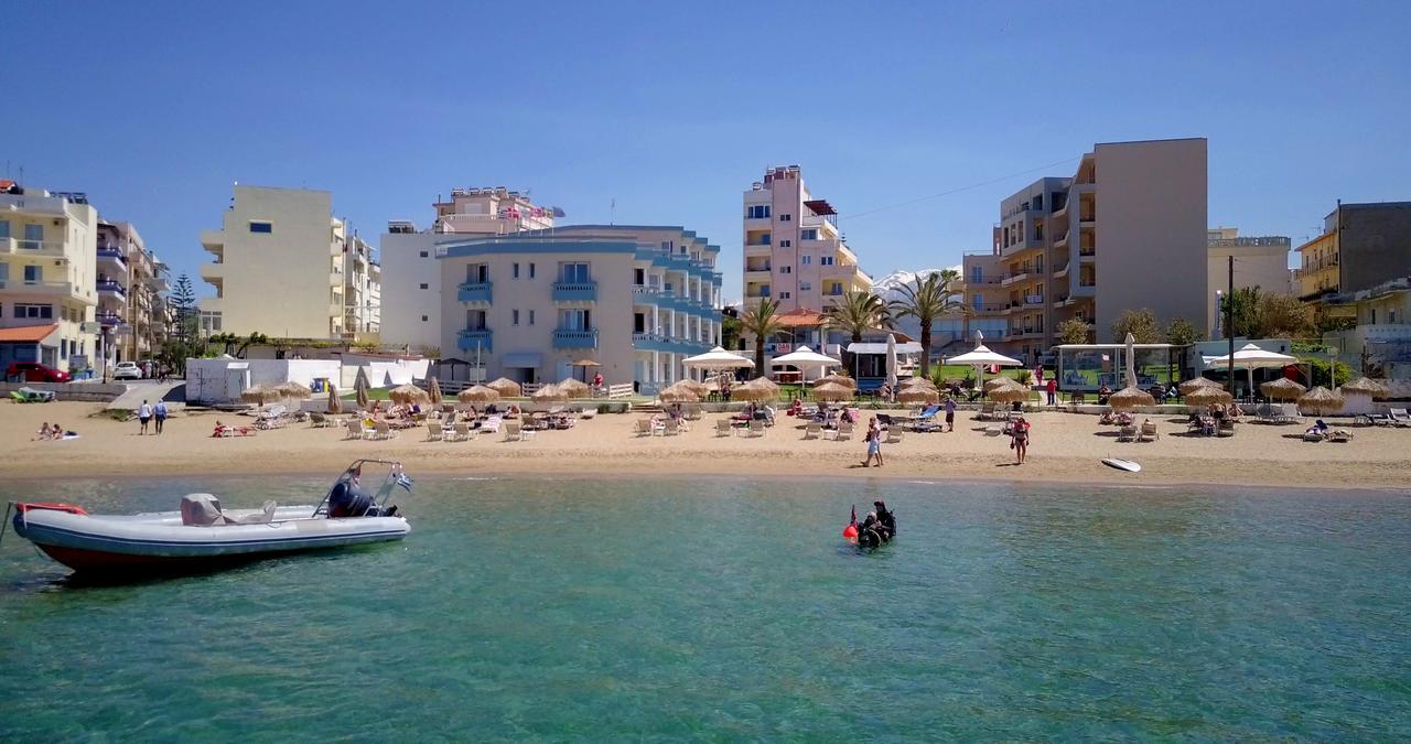 Christina Beach Hotel Chania  Bagian luar foto