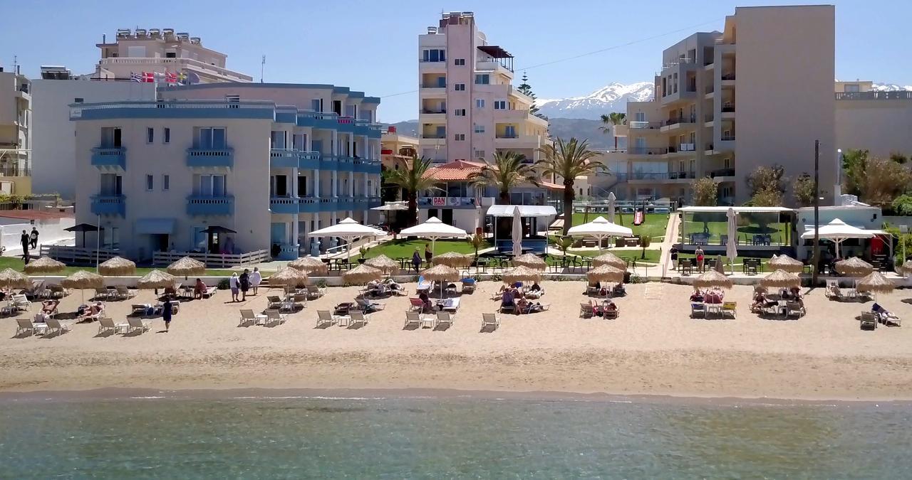 Christina Beach Hotel Chania  Bagian luar foto