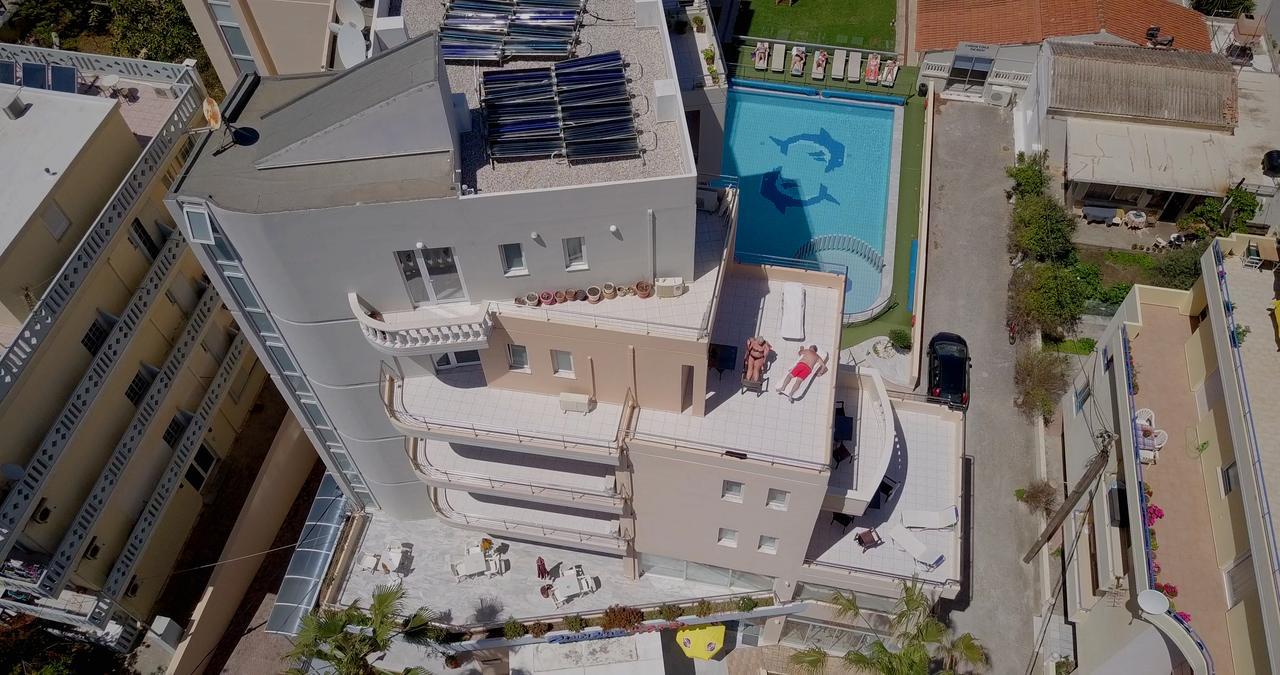Christina Beach Hotel Chania  Bagian luar foto