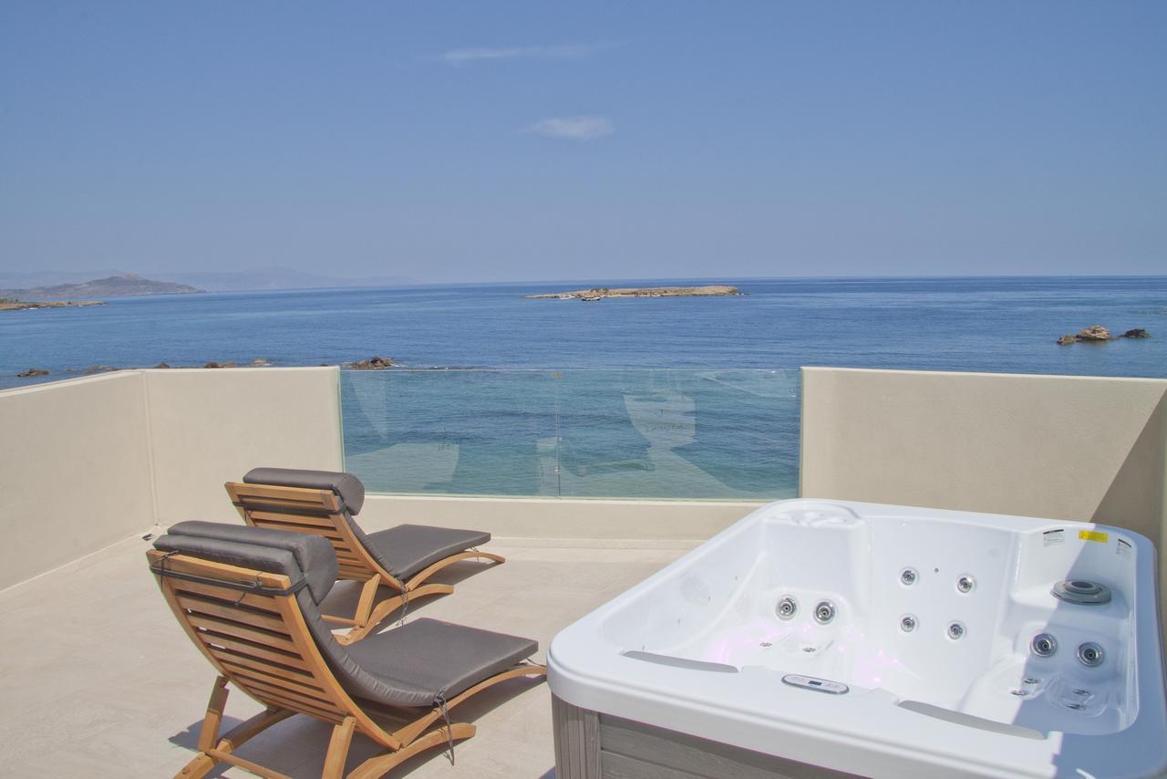 Christina Beach Hotel Chania  Bagian luar foto